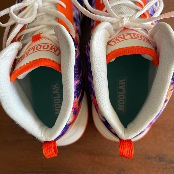 NWT MOOLAH PHANTOM 1 Kicks Women's Basketball Shoes Galaxy Orange SIZE 12 - Picture 9 of 11
